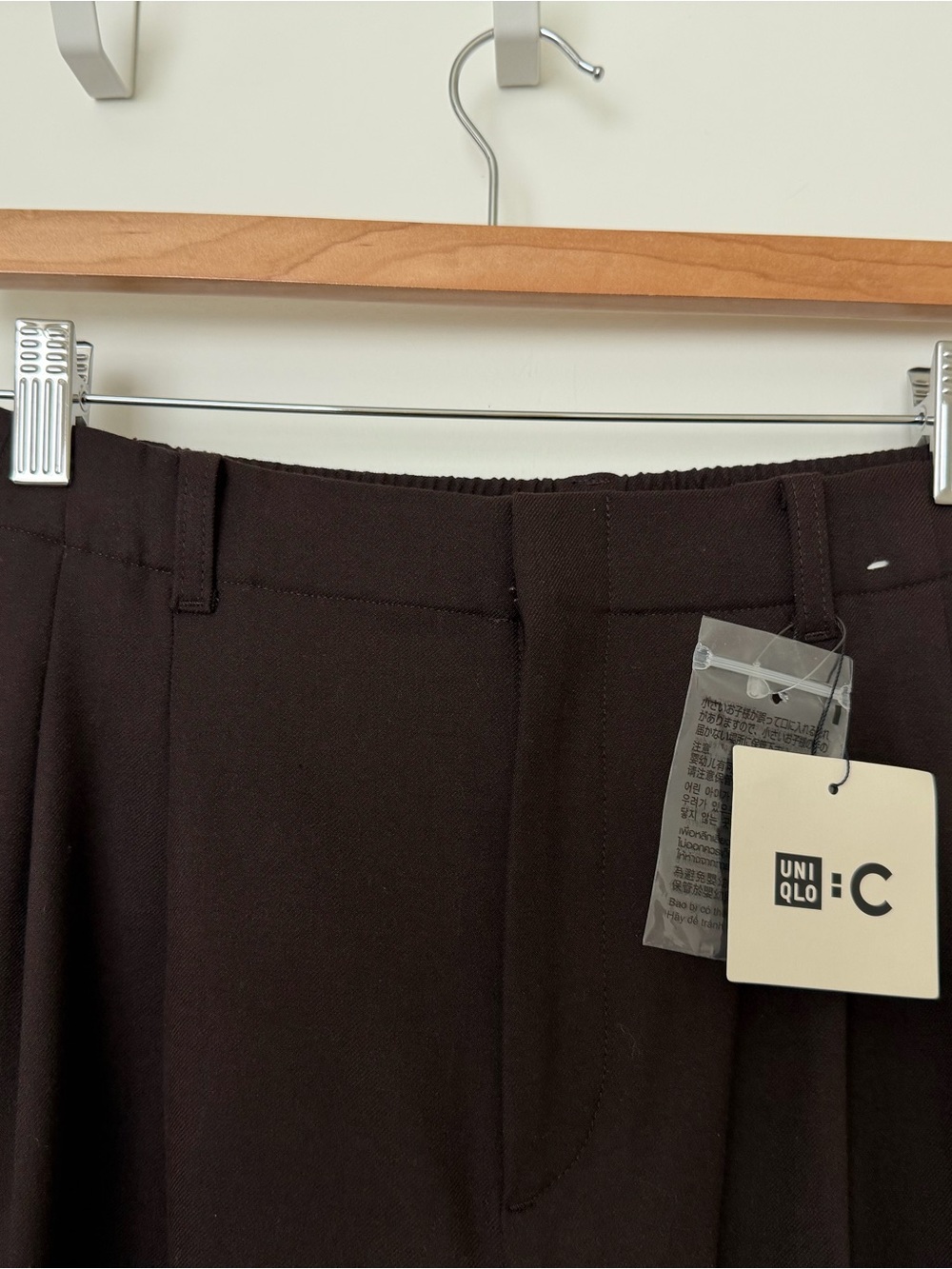 NEW Uniqlo Brown Women’s Culottes Pant - Petite - Picture 3 of 5